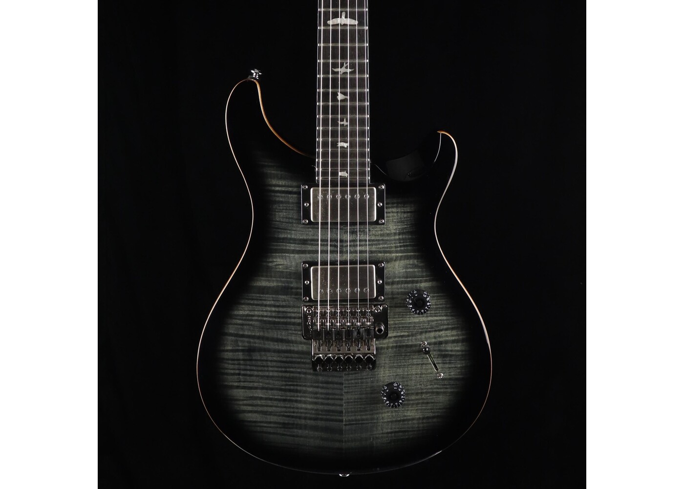 PRS SE Custom 24 Floyd - Charcoal Burst - John Mann's Guitar Vault