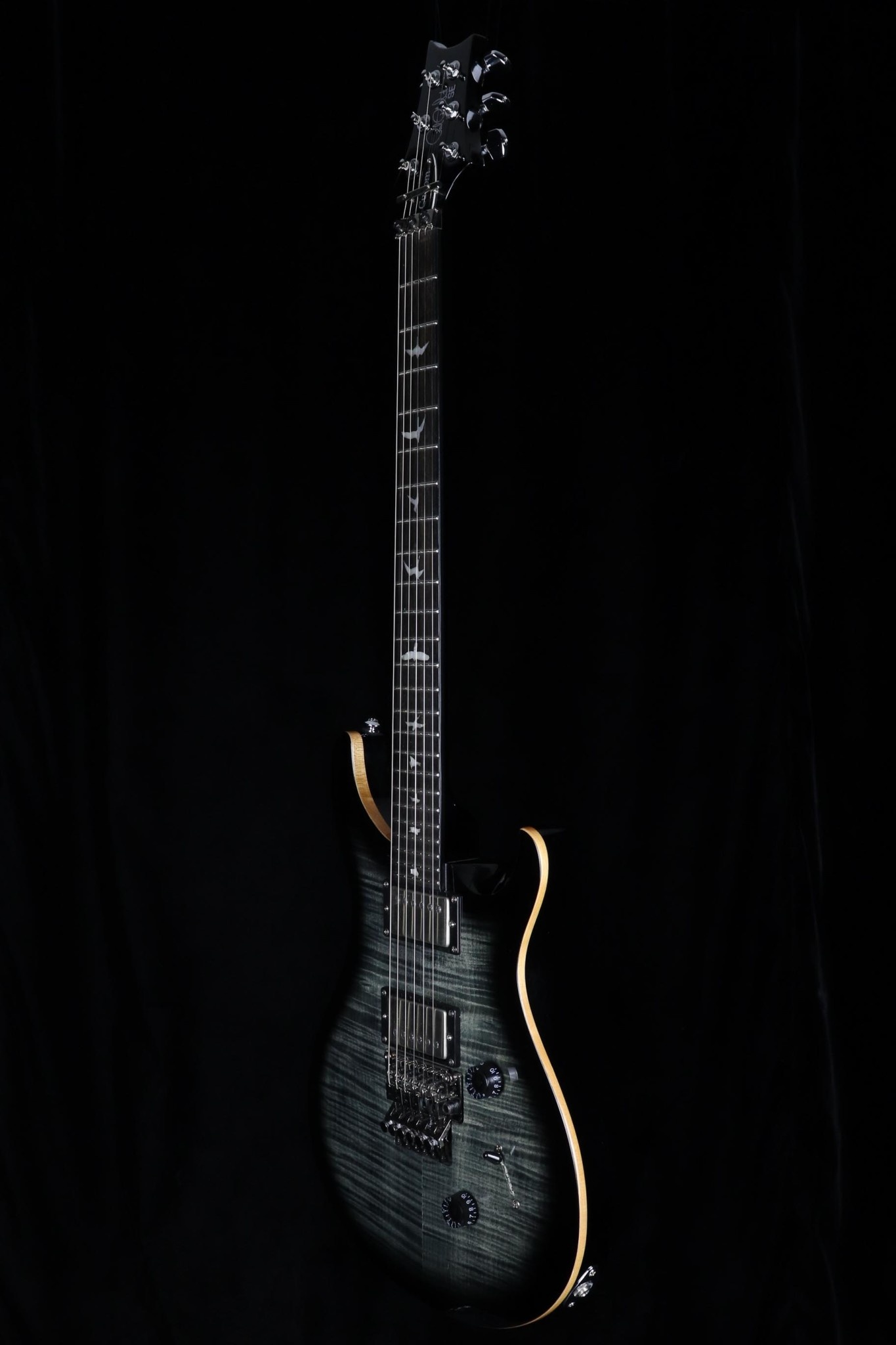 PRS SE Custom 24 Floyd - Charcoal Burst - John Mann's Guitar Vault