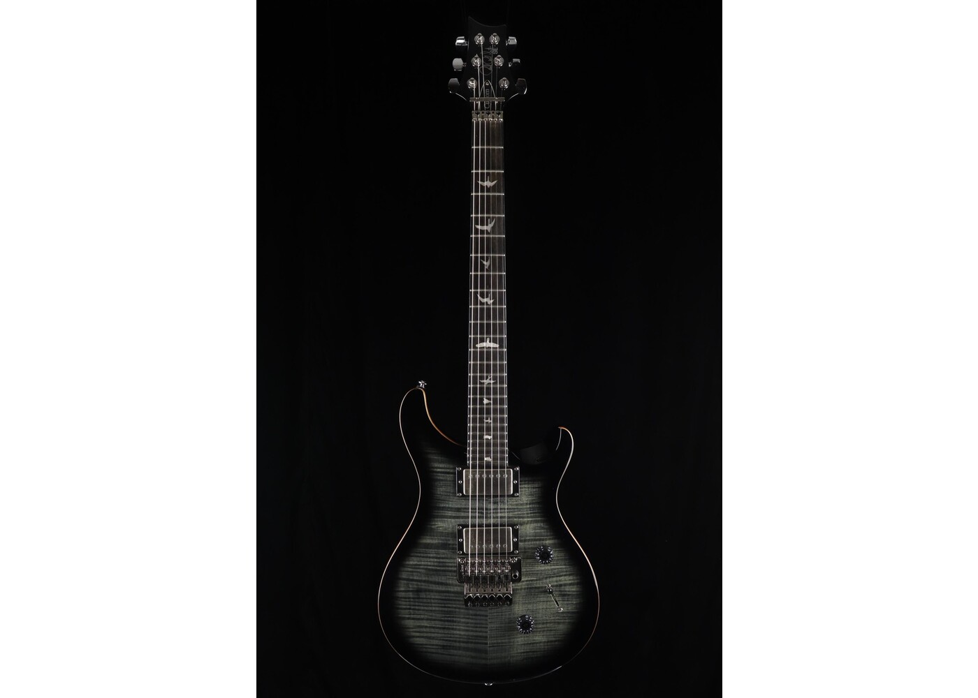 PRS SE Custom 24 Floyd - Charcoal Burst - John Mann's Guitar Vault