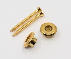 PRS Guitars PRS Strap Button & Screw (2), Gold