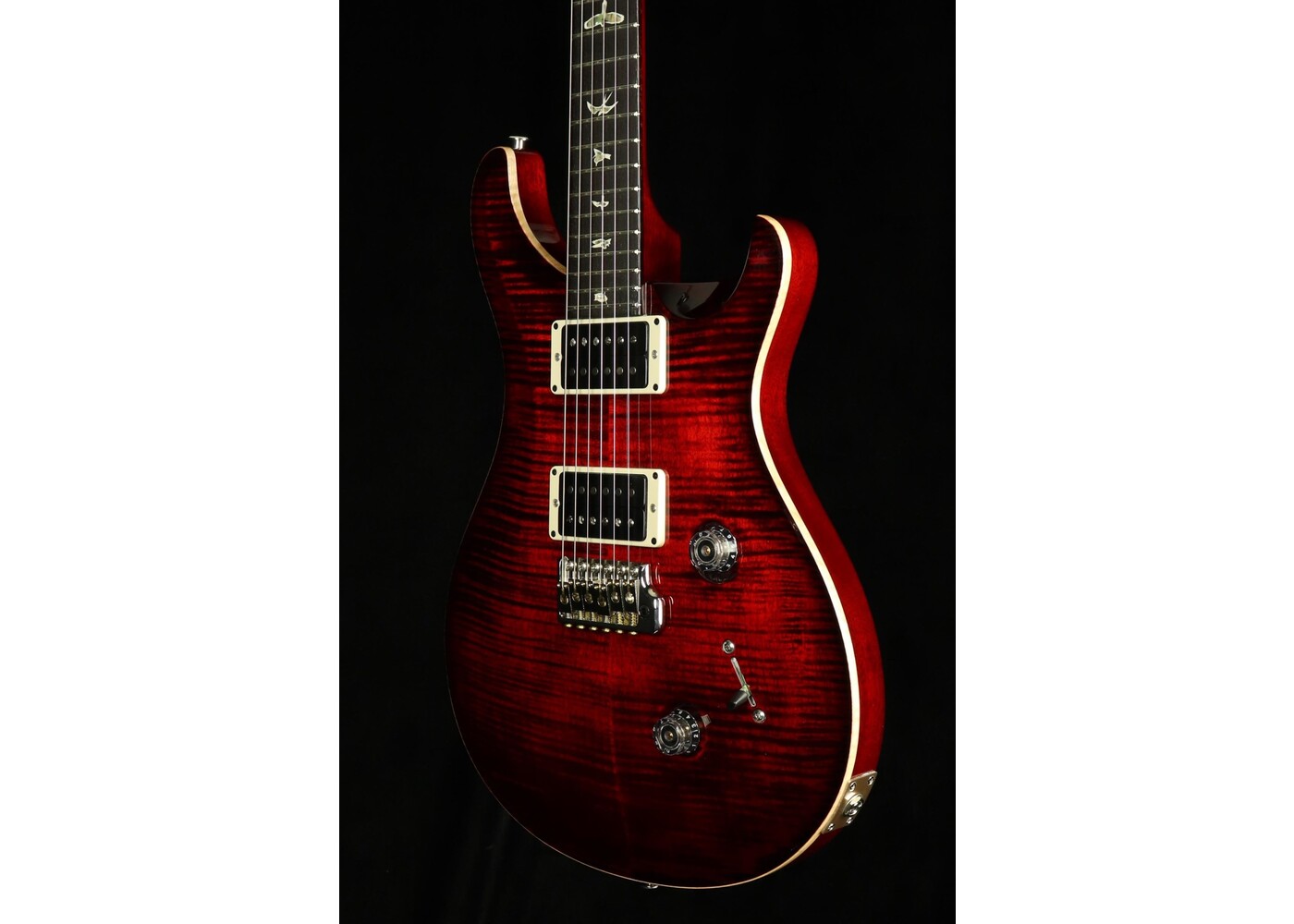 PRS Custom 24 Electric Guitar - Fire Red Burst - John Mann's 