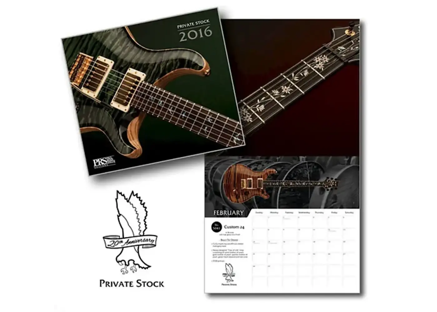 PRS Guitars PRS 2016 Private Stock Calendar