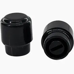 WD Music Vintage Style Tele Switch Tip, Black - Set of 2