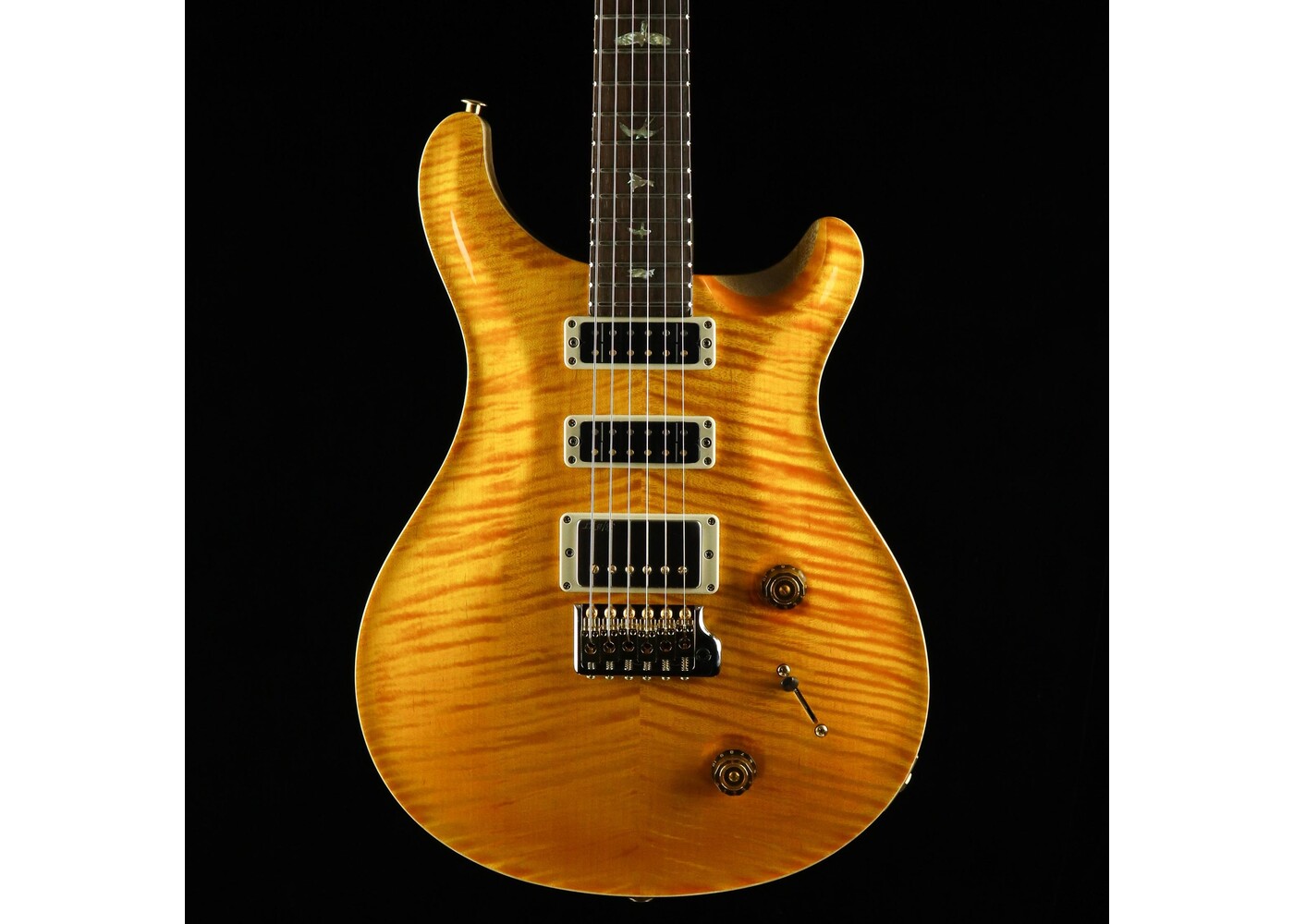 PRS Guitars PRS Wood Library Studio Electric Guitar - Santana Yellow