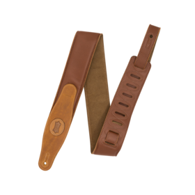 Levy's Levy's 2.5" Padded Garment Leather Guitar Strap - Tan/Sand