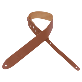 Levy's Levy's 2" Single-Ply Top Grain Leather Guitar Strap - Walnut