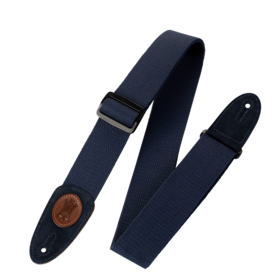 Levy's Levy's 2" Wide Navy Cotton Guitar Strap