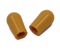 Switchcraft Allparts 3-Way Toggle Switch Tip, Amber (USA) (Set of 2)