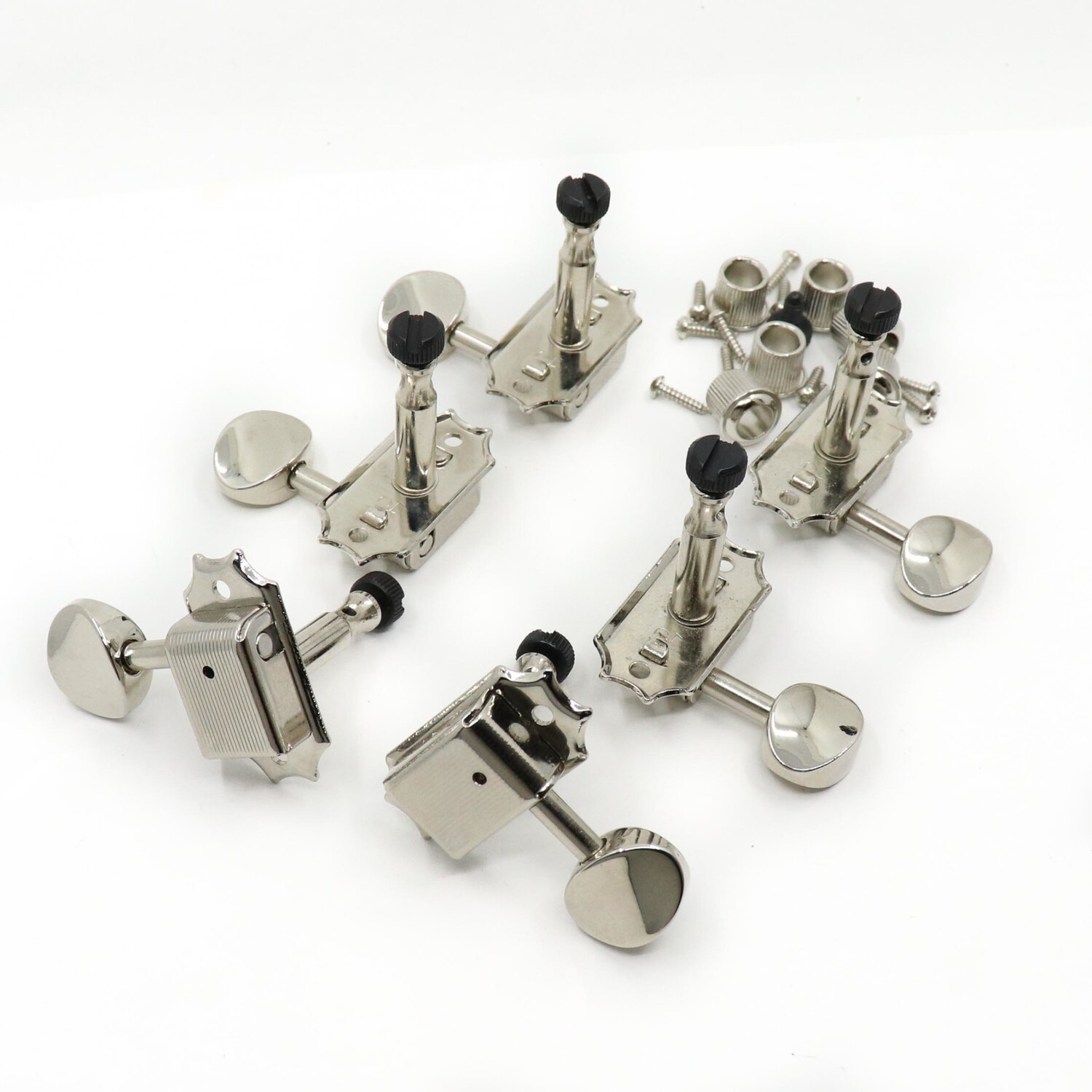 Muse Guitar F2P EGUCHI 国産ヴィンテージ【整備品】 MannMade USA Vintage Style Locking Tuner Set - Nickel, Oval Button
