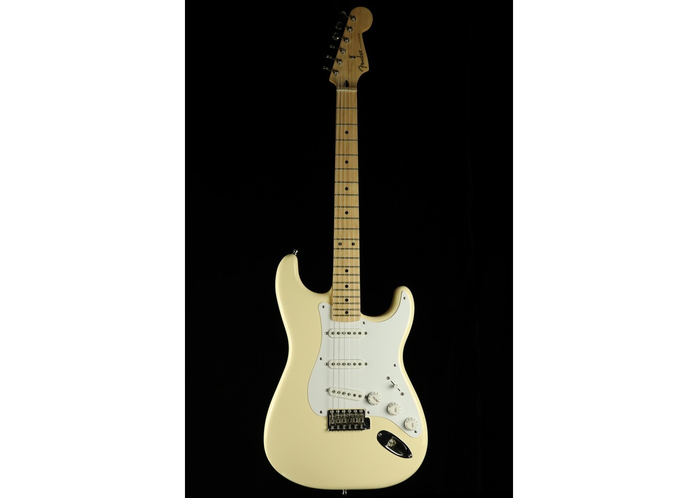 Fender Jimmie Vaughan Tex-Mex Stratocaster Electric Guitar - Olympic W -  John Mann's Guitar Vault