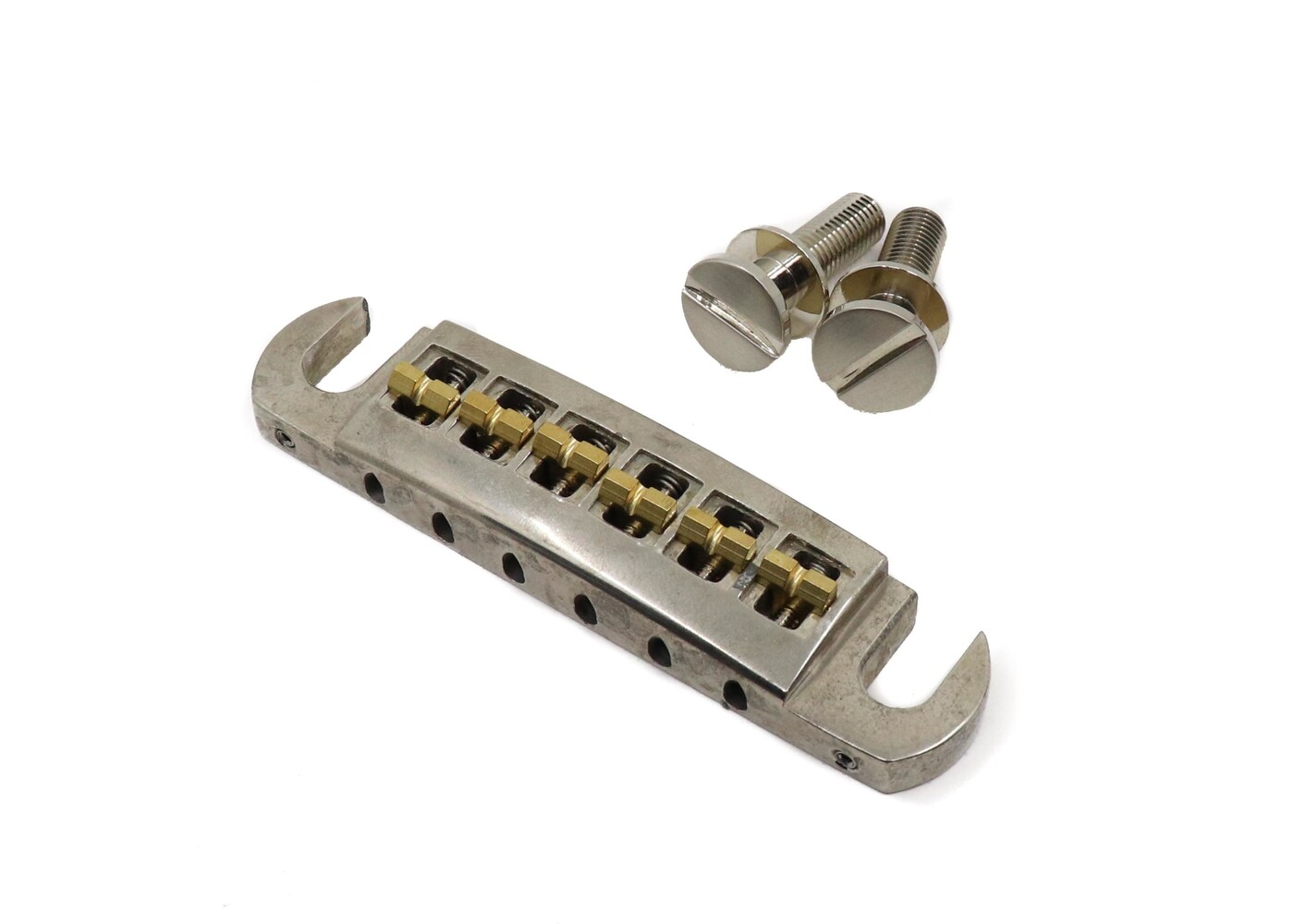MannMade USA MannMade USA Intonatable Stoptail - Nickel Relic - fits PRS Core style guitars