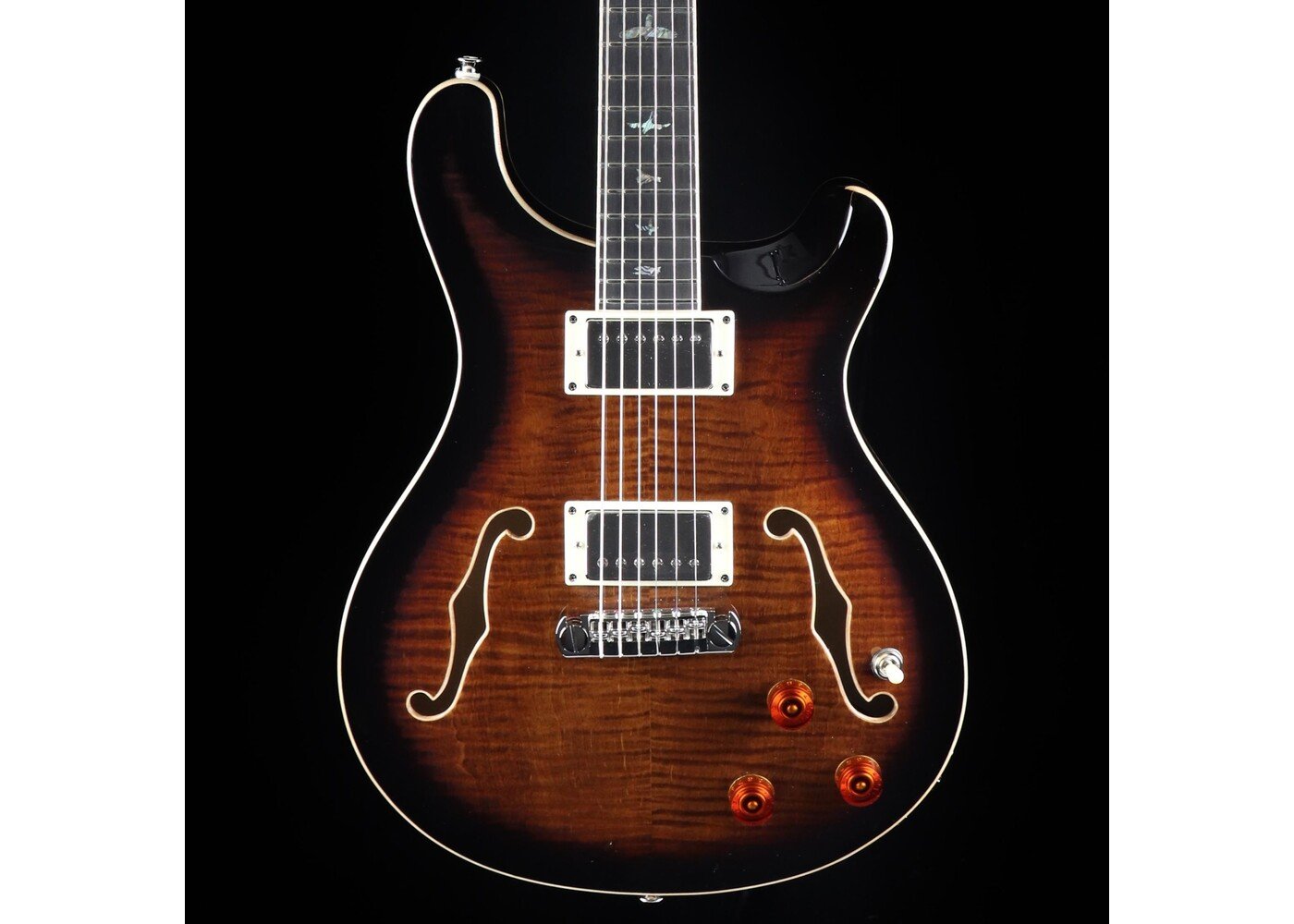 PRS Guitars PRS SE Hollowbody II Piezo Electric Guitar - Black Gold Sunburst