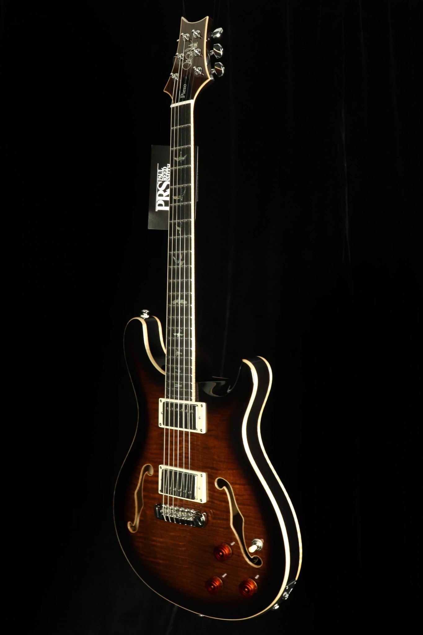 PRS Guitars PRS SE Hollowbody II Piezo Electric Guitar - Black Gold Sunburst