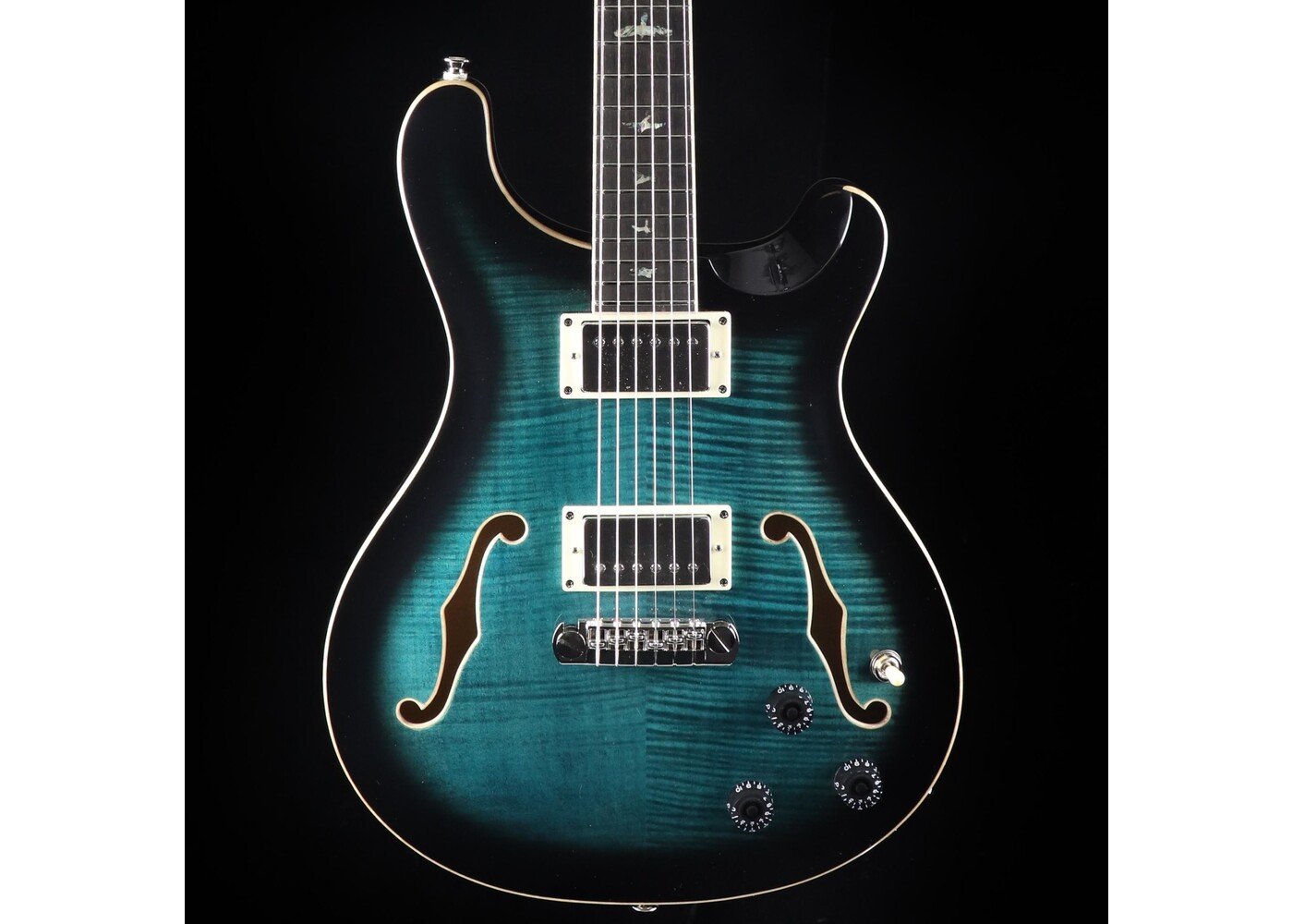 PRS Guitars PRS SE Hollowbody II Piezo Electric Guitar - Peacock Blue Smokeburst