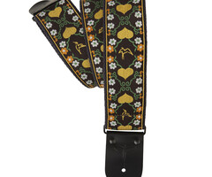 PRS Guitars PRS 2.5" Retro Guitar Strap, Floral, Yellow