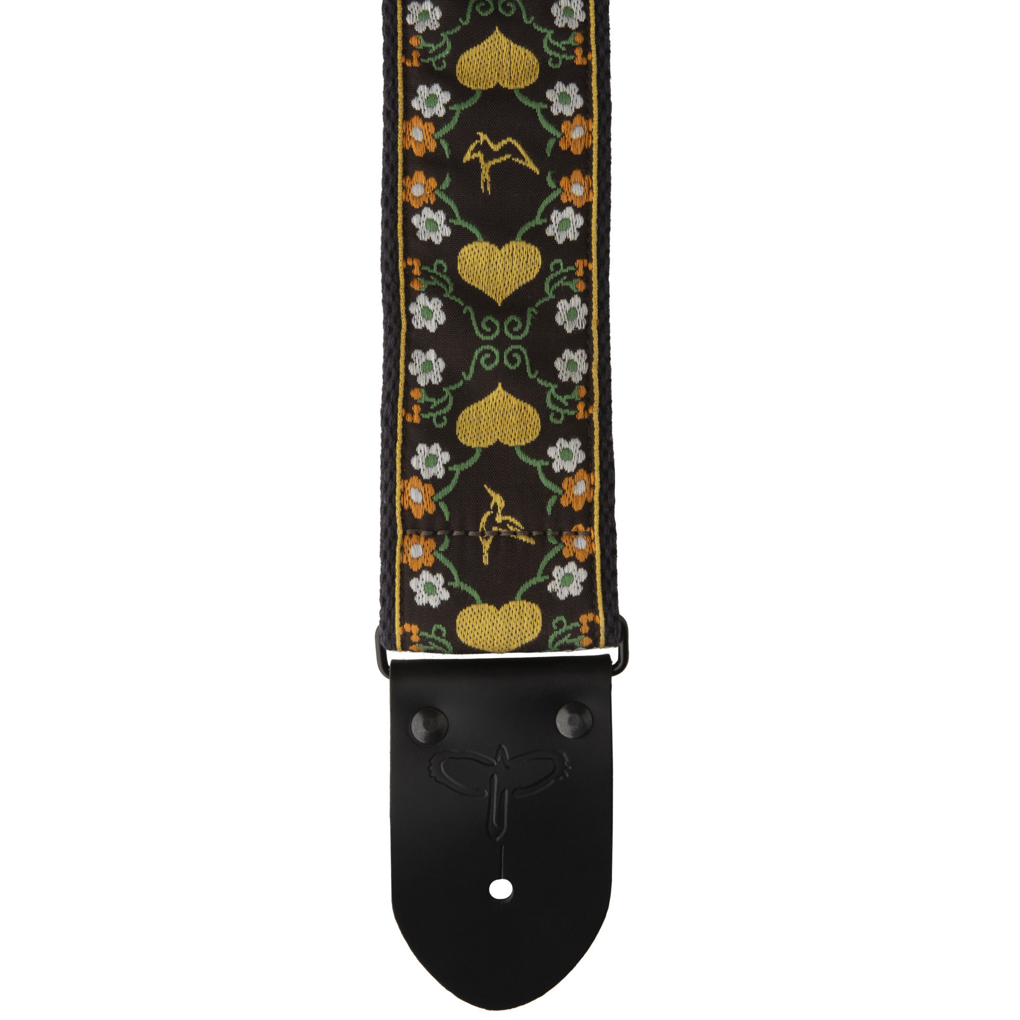 PRS Guitars PRS 2.5" Retro Guitar Strap, Floral, Yellow