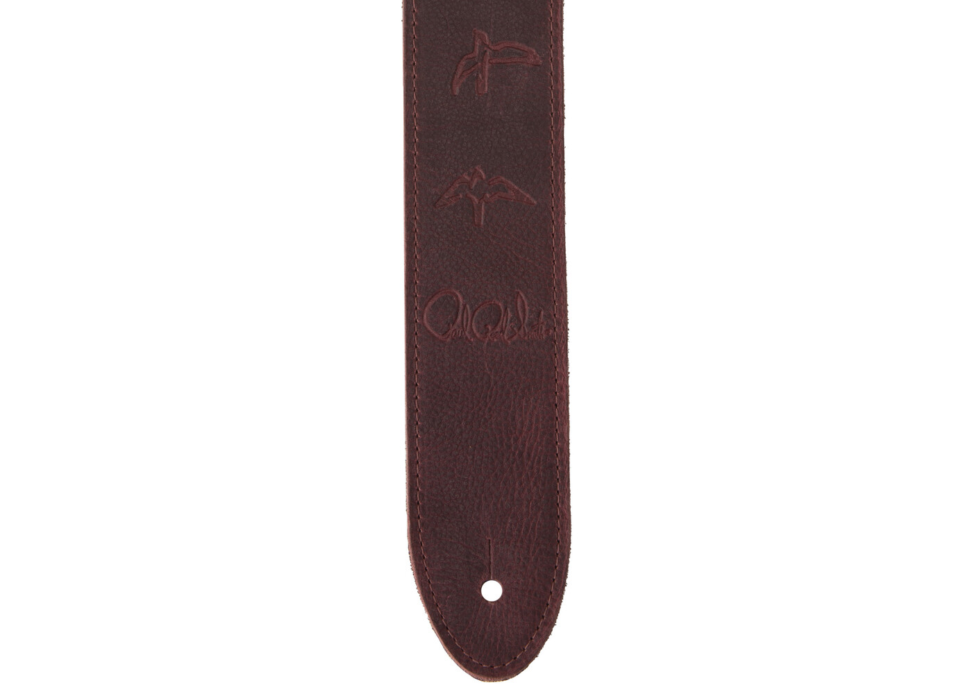 PRS Guitars PRS 2” Reversible Guitar Strap , Leather & Suede, Oxblood