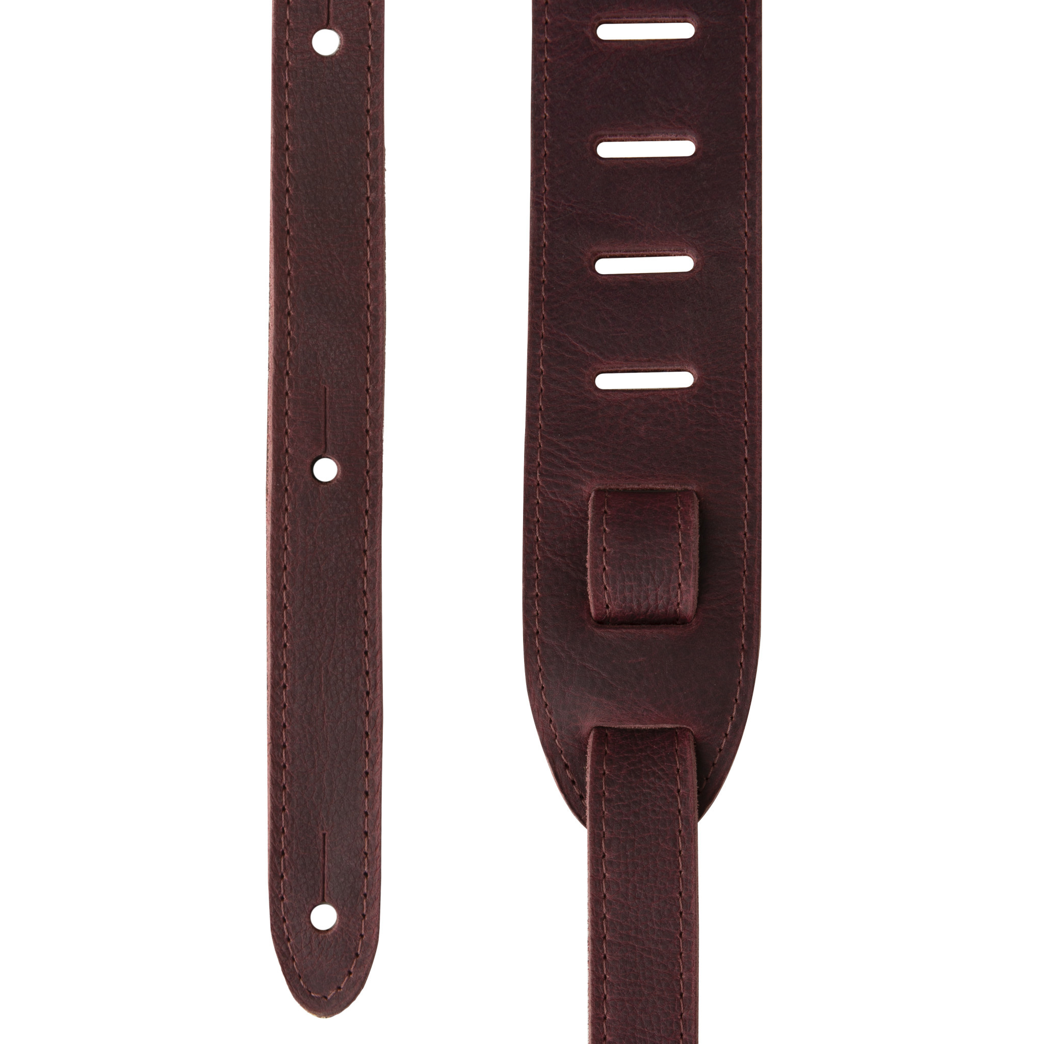 PRS Guitars PRS 2” Reversible Guitar Strap , Leather & Suede, Oxblood