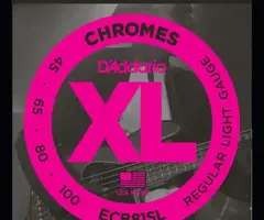 D'Addario D'Addario ECB81SL Regular Light Super Long Scale Bass Strings