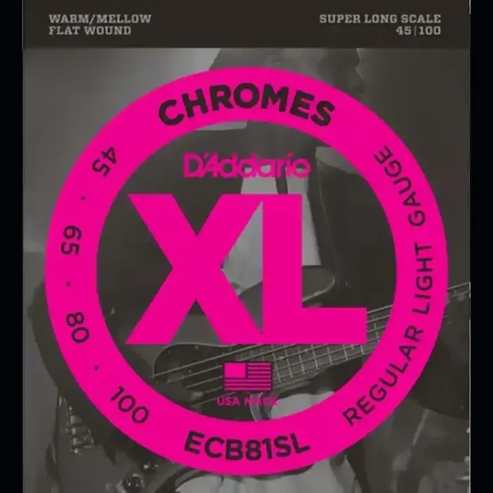 D'Addario D'Addario ECB81SL Regular Light Super Long Scale Bass Strings