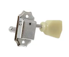 Allparts AllParts Economy Vintage-Style 3x3 Tuning Keys - Nickel - Set of 6