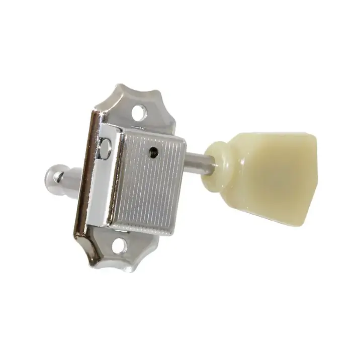 Allparts AllParts Economy Vintage-Style 3x3 Tuning Keys - Nickel - Set of 6