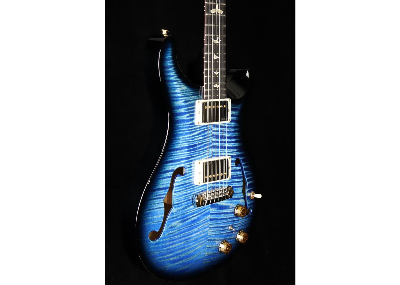 PRS Guitars PRS Hollowbody II Piezo Electric Guitar - Lake Blue Wrap Burst