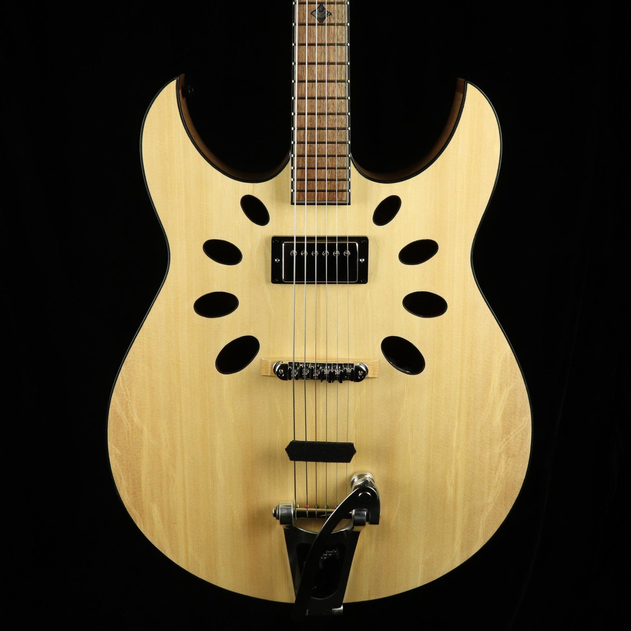 Macdaddy Macdaddy Quadra 255 Thinline Hollowbody - Natural Satin