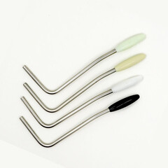 MannMade USA MannMade USA "Gilmour" Tremolo Bridge Arm - Left Hand - Stainless Steel