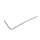 MannMade USA "Gilmour" PUSH-IN Tremolo Arm - Stainless Steel - Left Hand - Metric