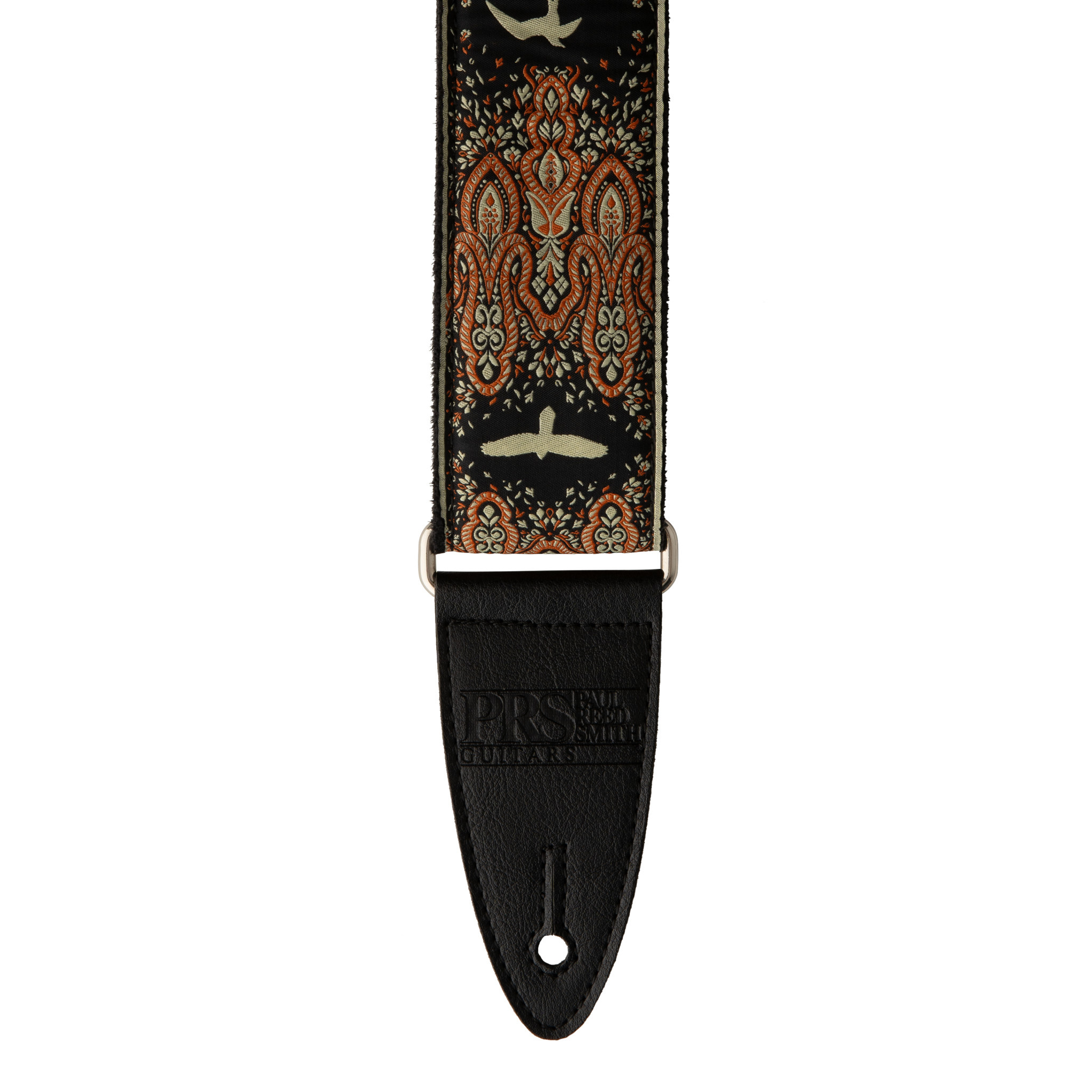 PRS Guitars PRS PRS 2" Guitar Strap, Custom Jacquard Birds Fleur, Peach