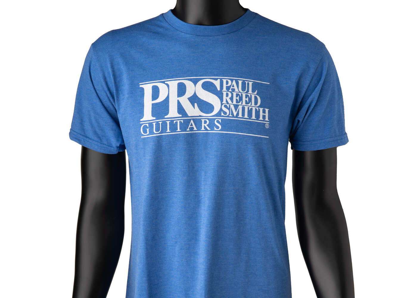 PRS Guitars PRS Tee, Short-Slv, PRS Block Logo, Heather Blue, Small