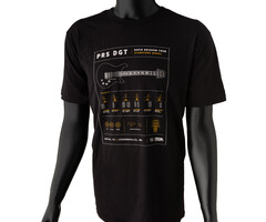 PRS Guitars PRS DGT Tee, Black, X-Large
