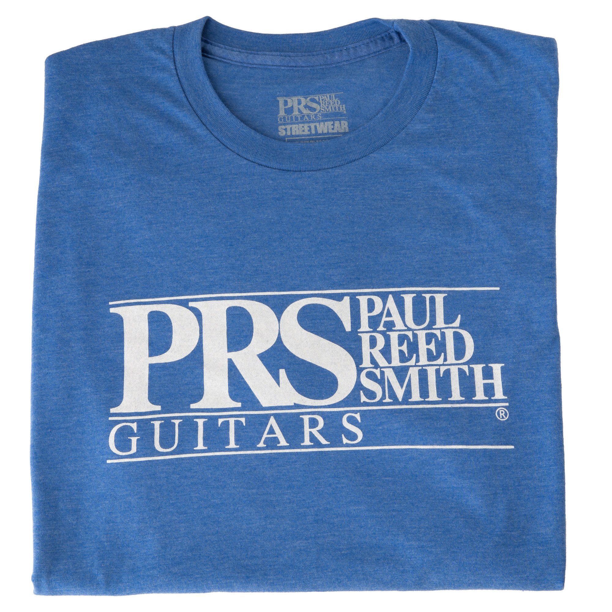 PRS Guitars PRS Tee, Short-Slv, PRS Block Logo, Heather Blue, 2X-Large