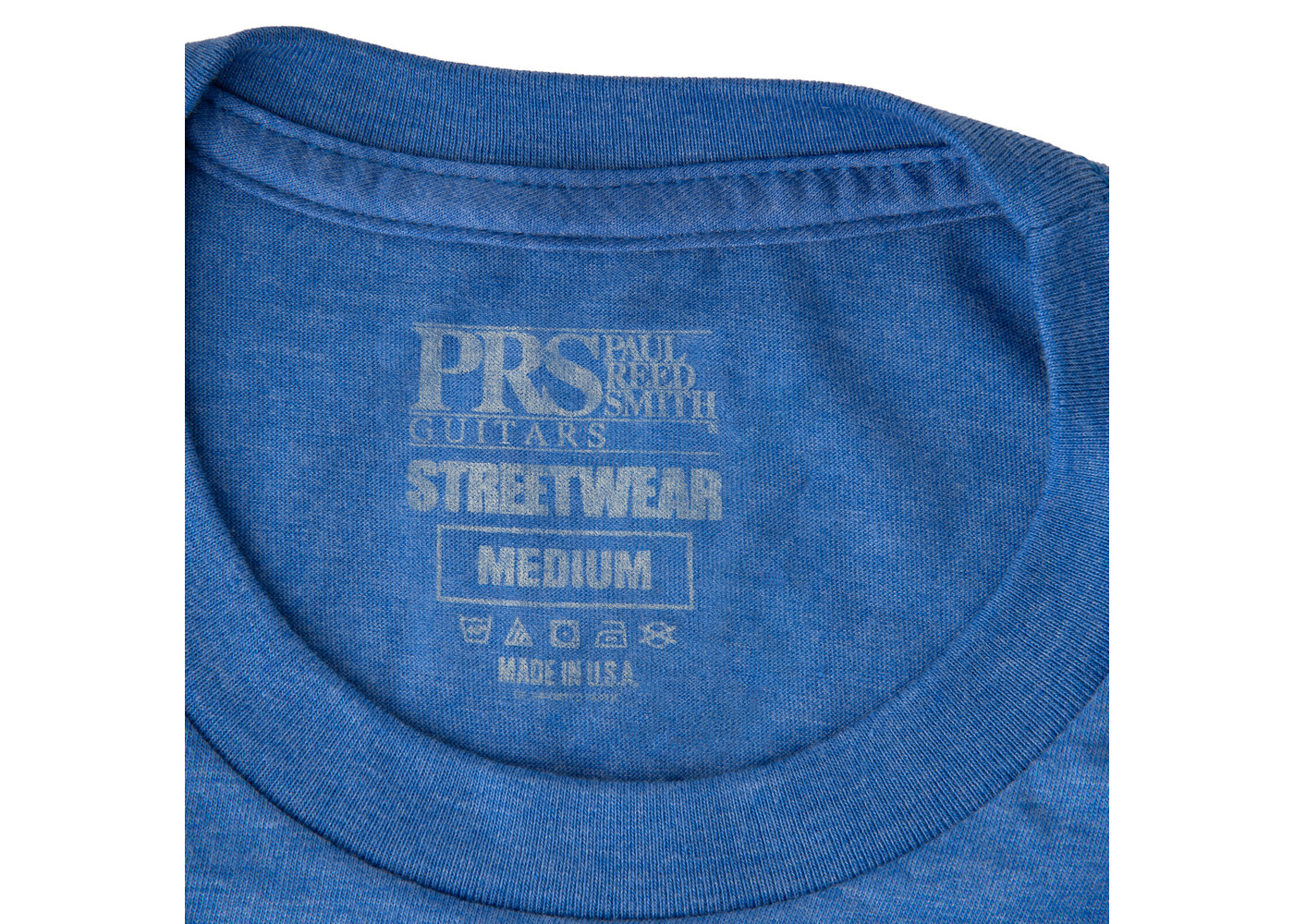 PRS Guitars PRS Tee, Short-Slv, PRS Block Logo, Heather Blue, 2X-Large