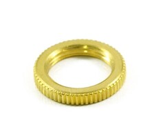 Switchcraft Switchcraft Knurled Toggle Switch Nut, Flat -  Gold (U.S.)