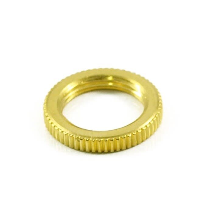 Switchcraft Switchcraft Knurled Toggle Switch Nut, Flat -  Gold (U.S.)