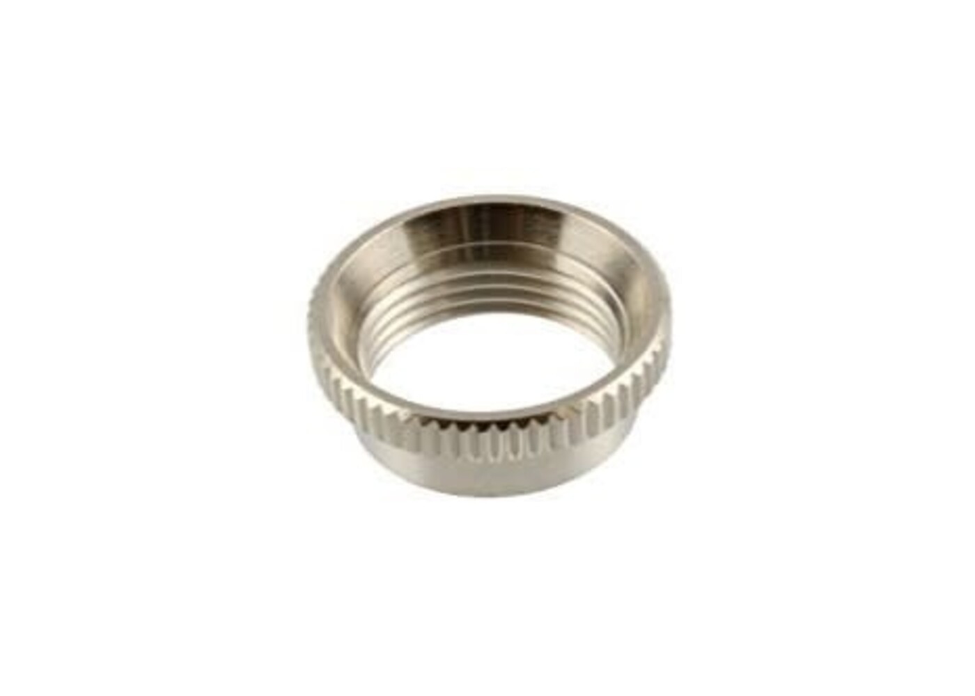 Switchcraft Switchcraft  Knurled Toggle Switch Nut, Short - Nickel (Metric)