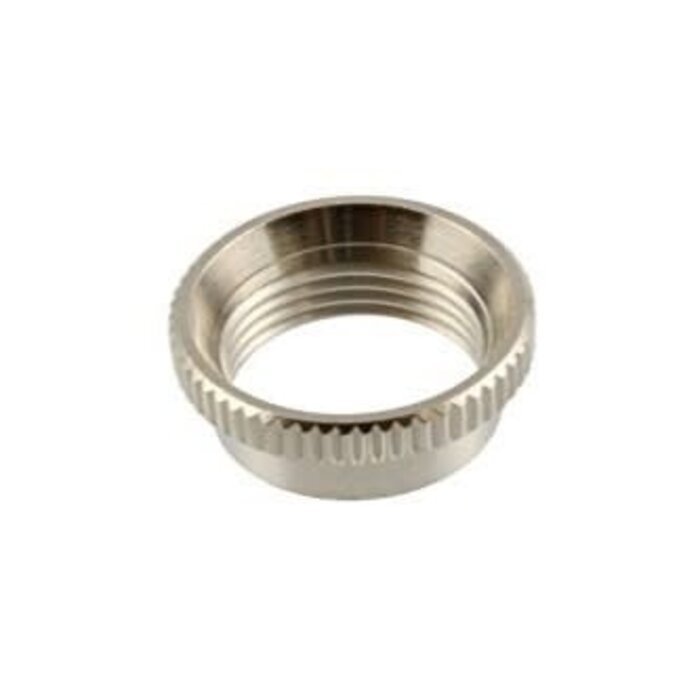 Switchcraft Switchcraft  Knurled Toggle Switch Nut, Short - Nickel (Metric)
