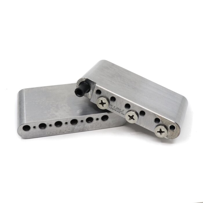 MannMade USA MannMade USA Steel Tremolo Block - PRS SE Silver Sky Bridges - Left Hand