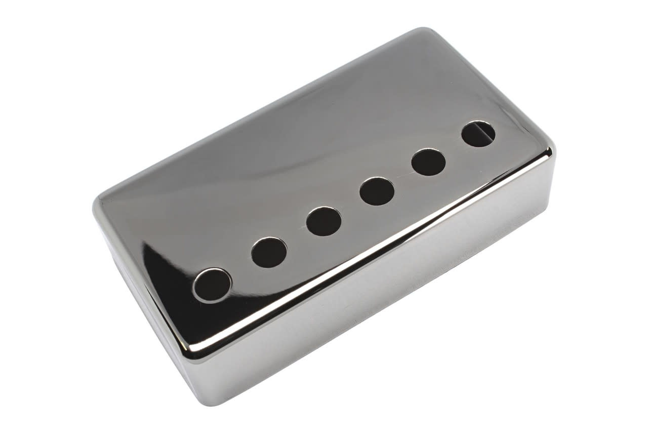 Philadelphia Luthier Tools Humbucker Pickup Cover - 50mm - Pearl Chrome Single