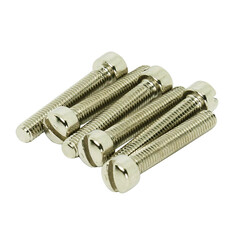 Philadelphia Luthier Tools Humbucker P90 Metric M3 Fillister Pole Piece Screws (6pc) Nickel