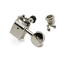 MannMade USA MannMade USA Vintage Style Locking Tuner - Bass side - Nickel,  Oval Button
