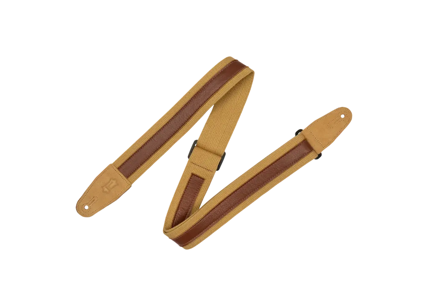 Levy's Levy's Cotton Combo Series Guitar Strap - Tan/Tan