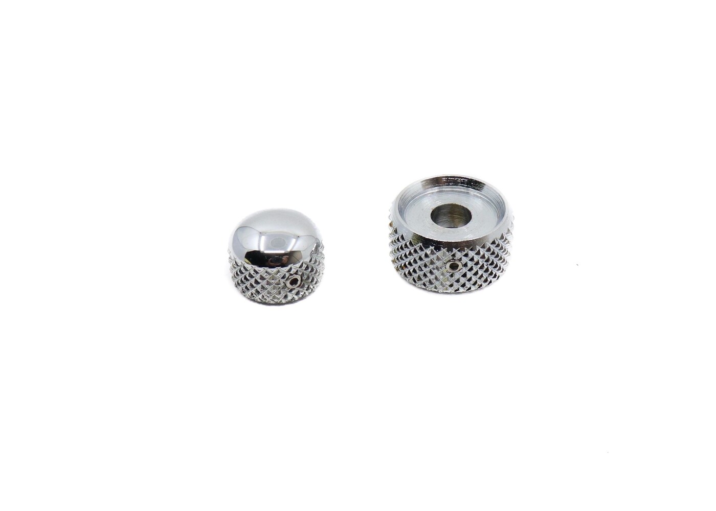 MannMade USA MannMade USA Knurled Stack Knob Top - Nickel - Set of 2