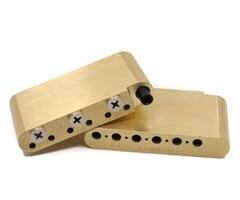 MannMade USA MannMade USA Brass Tremolo Block - PRS SE  Silver Sky Bridges - Left Hand