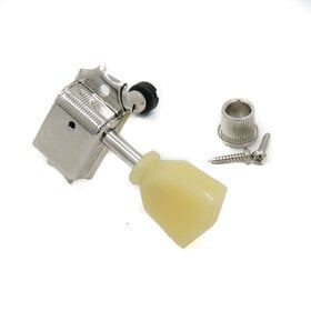 MannMade USA MannMade USA SE Locking Tuner - Bass side - Nickel,  Cream Button