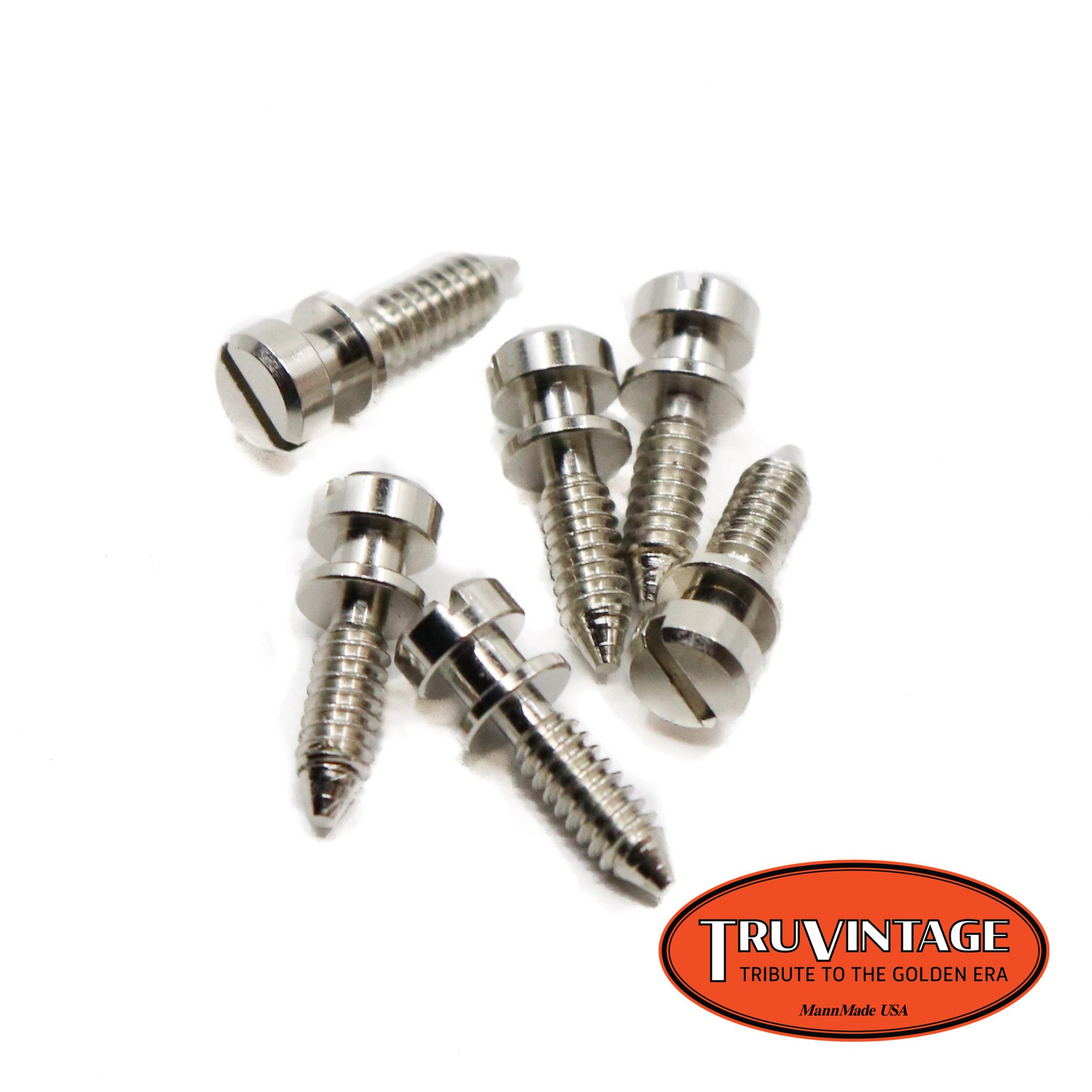 TruVintage TruVintage Historic 2023 Spec ABR-1 Intonation Screw Set (6) - Nickel