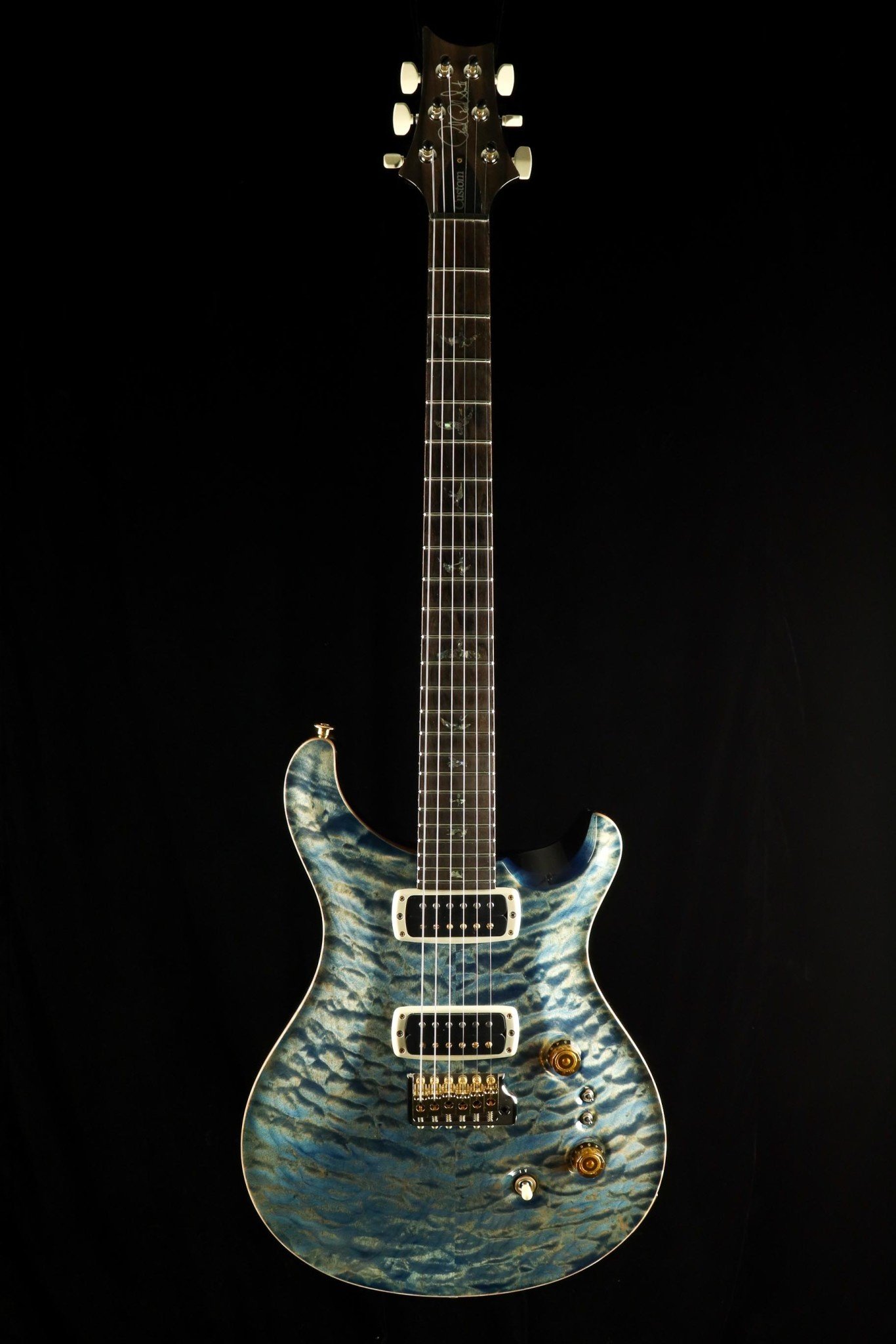 PRS Guitars PRS Wood Library Custom 24-08 Electric Guitar - Faded Blue Jean