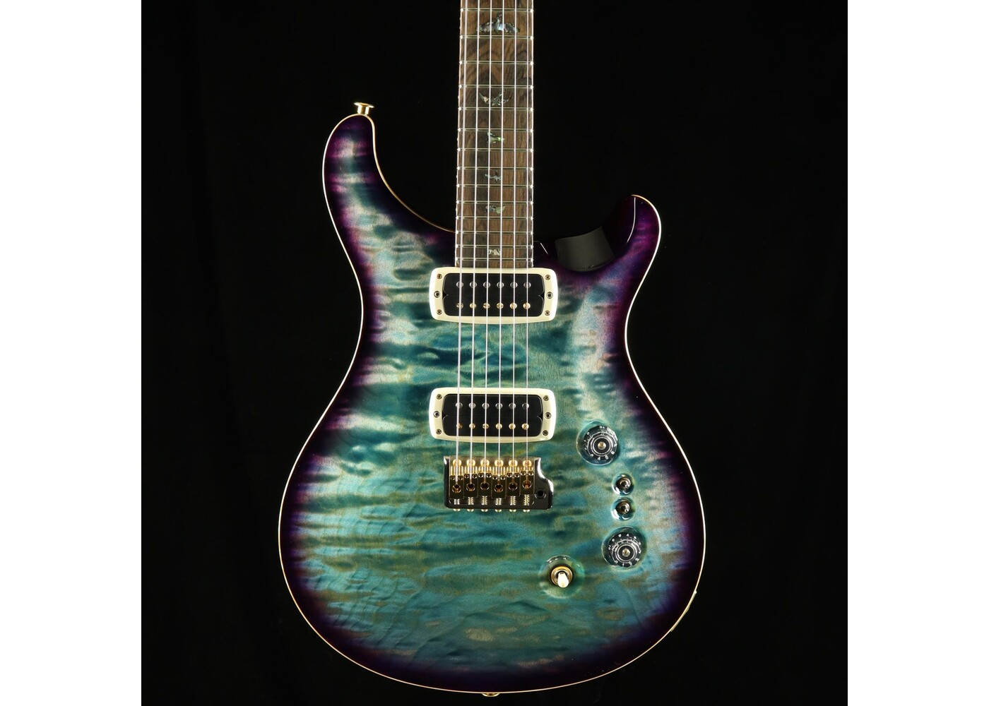 PRS Guitars PRS Wood Library Custom 24-08 Electric Guitar - Aquableaux Purple Burst